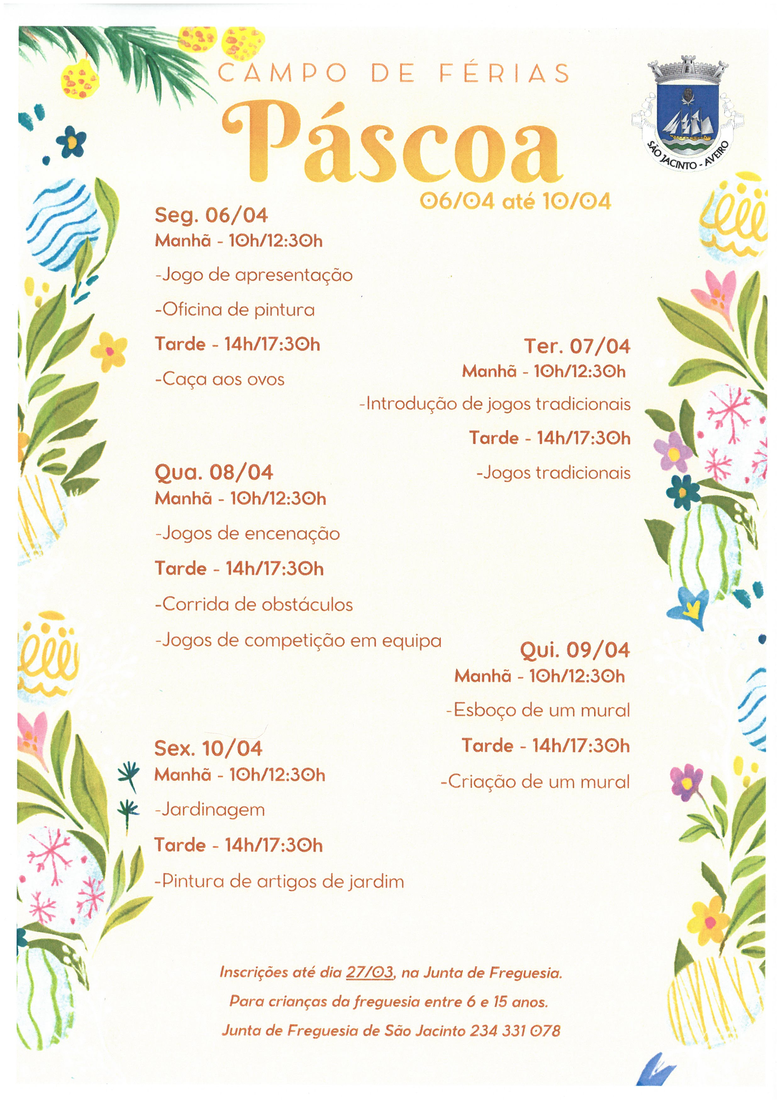 Imagem Campo de Férias Páscoa 2026